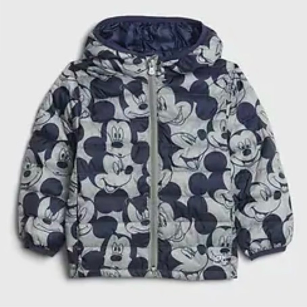 GAP Mickey Mouse Puffer Jacket 2T